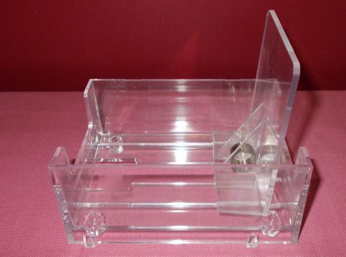 Shelf counter dispenser spring loaded clear acrylic for sale