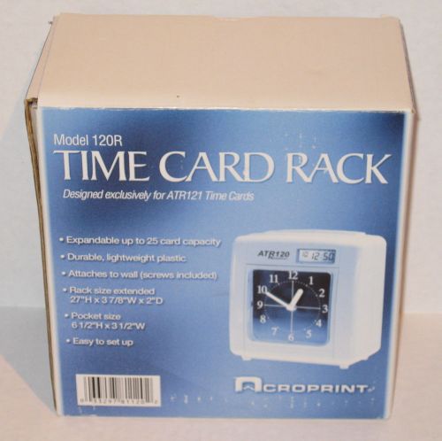 Acroprint Time Card Rack Model 120R Designed Exclusively for ATR121 Time Cards