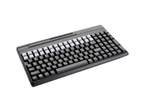 Cherry SPOS G86-62410EUAGSA Compact USB POS Keyboard with 3 Track Reader