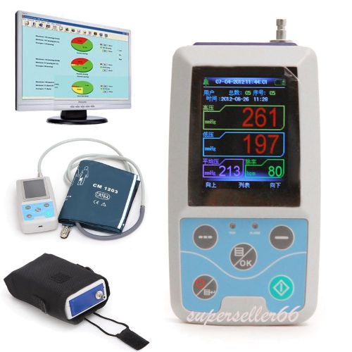 FDA Ambulatory Blood Pressure Monitor Automatic 24h BP measurement + PC Software