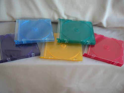 15 Colored CD Jewel Cases