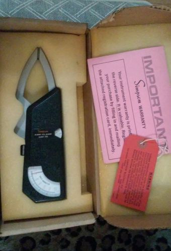 Simpson amp clamp model 295 clamp-on ammeter  -- best offer for sale