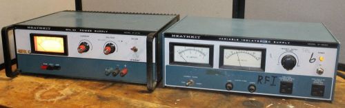 Heathkit model 5220 variable isolated AC power supply &amp; 2710 power supply