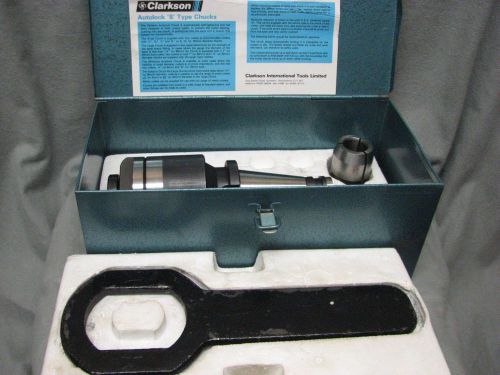 Clarkson Autolock Type &#034;S&#034; Chuck for Cutters with metal box and 1 Collet