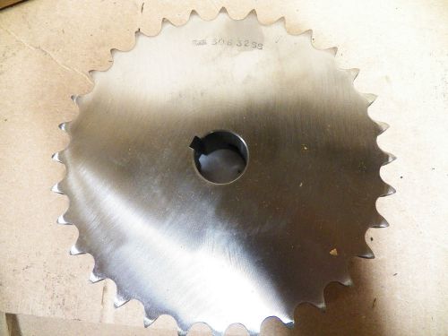 NEW MARTIN 50B32SS STAINLESS 1&#034; BORE CHAIN SPROCKET  32 TEETH