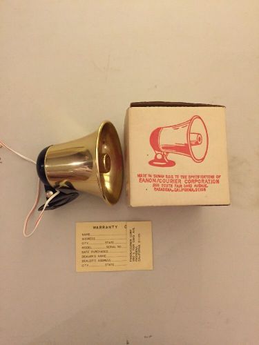 Fanon / COURIER PAGING &amp; TALKBACK HORN PAS-15M *brand new* ~ GOLD ~