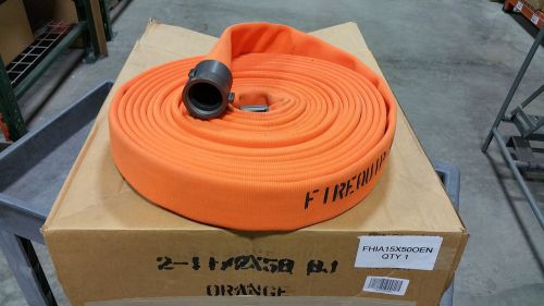 New industrial attack 800 fire hose 1.5&#034; x 50&#039;, orange, ia15x50oen for sale