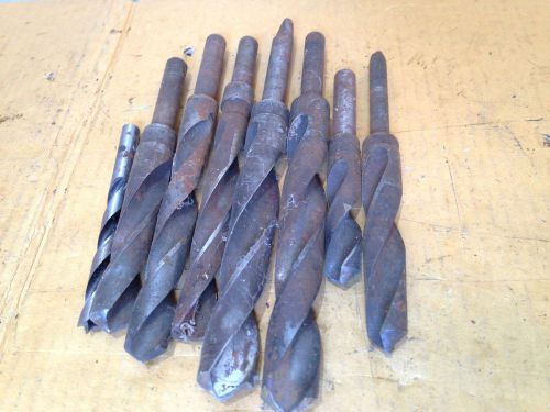 tool lot # 130 drill bits various sizes standard high speed