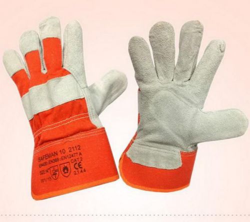1 pair TIG Mig Welding WELDERS Work Soft Cowhide Leather Gloves - 25cm G