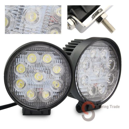 2pcs 27w LED Work Light for Civil Engineering, Mining Industry, Off-road Driving