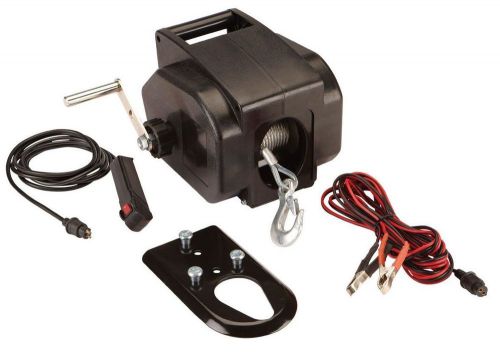 2000 lb 12V Marine Electric Winch Mounts To Boat Trailer Truck Tow Hitch ball