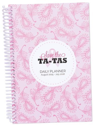 2015-16 Academic Year save the ta-tas daily planner August 2015 July 2016 bloom