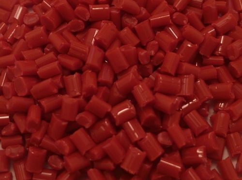 Red ABS Pellets 1 Lbs.