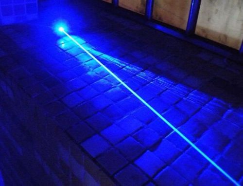 High Power Compact 2W Blue Burning Cutting Laser Pointer
