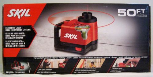 NEW SKIL 8602-RL LEVELING ROTARY LASER KIT W/ TRIPOD AND CASE
