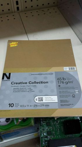 Neenah - Creative Collection-Cardstock 10 Sheets Metallic Finish 8.5x11&#034;
