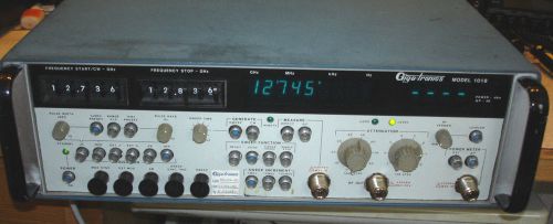GIGATRONICS 1018  Synthesized signal generator with sweep, some accesories  case