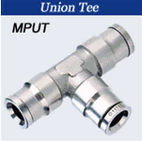 PUSH TO CONNECT FITTING LOT -100PCS- 1/4&#034; UNION TEES