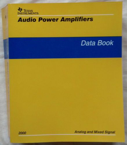 Texas Instruments Audio Power Amplifiers Data Book