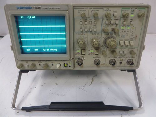 Tektronix 2445 Analog 4 Channel 150 Mhz Oscilloscopes