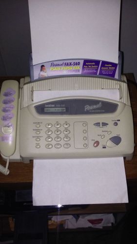 Brother Fax 560 Personal Plain Paper Fax