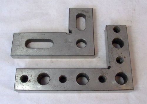 Two Right Angle Machinist Steel Set-up Blocks