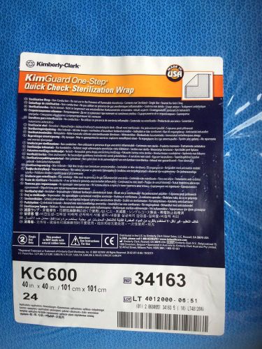 48 Kimberly Clark KIMGUARD ONE-STEP QUICK CHECK  KC600 Sterilization Wrap 40x40