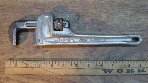 Ridgid 810 Heavy Duty Aluminum 10&#034; Pipe Wrench,Excellent Condition,Lot 1