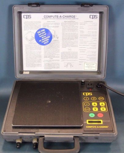 CPS COMPUTE-A-CHARGE ELECTRONIC AIR CONDITIONING A/C REFRIGERANT CHARGING CC-700