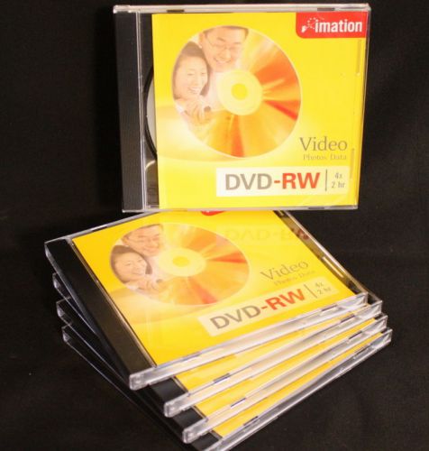 Imation 5 Discs DVD-RW 4X 2 Hour