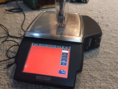 Hobart Commercial Electronic Scale Printer Tested Working Hlxwm Digital Deli Mix