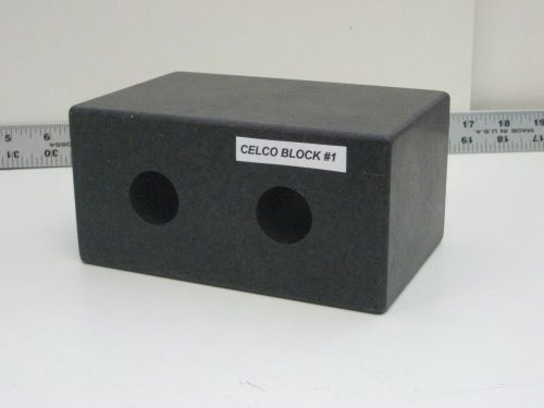 6&#034; X 4&#034; X 3&#034; BLACK GRANITE RISER BLOCK for use on Surface Plate - CELCO BLOCK #1