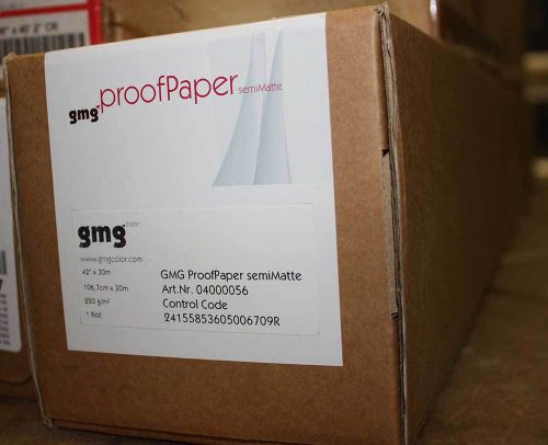 GMG Semimatte 250 g/m2 Proofing Paper 42&#034;x30m