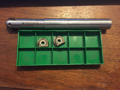 Tool Flo TBDS-750-68WS750 Cutter w/ 2 TF TBNR-750-P AT26 32 Carbide Inserts