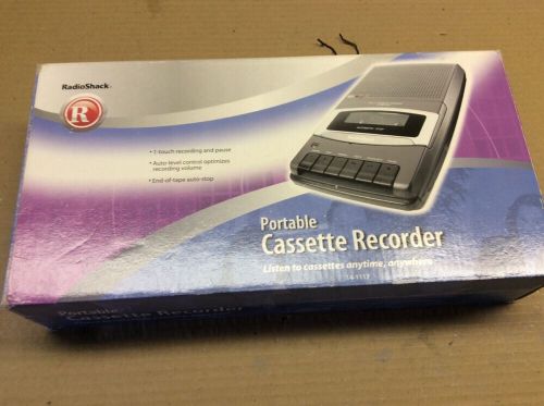 Radio Shack CTR-111 Portable Cassette Tape Recorder - Tested