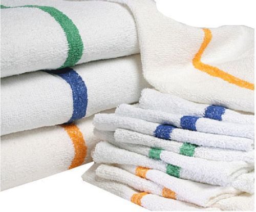240 new striped bar towels bar towels mops cotton super absorbent 16x19 for sale