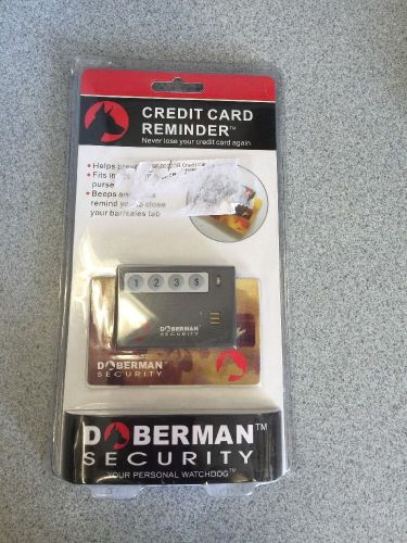Doberman Security Credit Card Reminder A