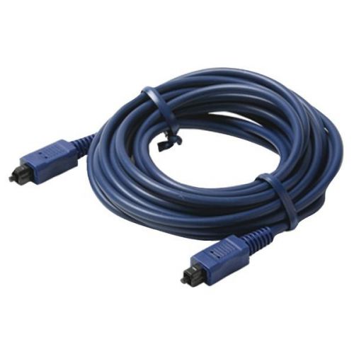 Steren 260-012 Blue PVC Jack T-T Digital Optical Cable - 12ft