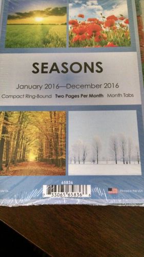 Franklin Covey 2016 Seasons 2 Pages Per Month Planner Refill 4.25 x 6.75 - NIP