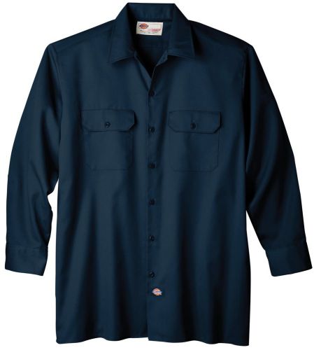 Dickies WL574NV XL XL Navy Men&#039;s Long Sleeve Work Shirt