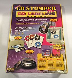 CD Stomper Pro - CD Labeling System - Brand New