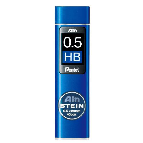 Pentel Ain Stein 0.5 mm Mechanical Pencil Lead Refills, HB