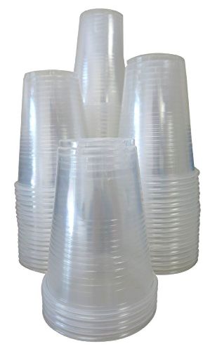 Crystalware plastic cups 9 oz 80 count clear free fast shipping for sale
