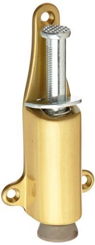 Rockwood 459.4 brass spring loaded plunger stop, #8 x 3/4&#034; oh sms fastener, for sale