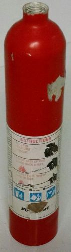 First alert empty can 1-a:10-b:c rechargeable home fire extinguisher scrap art for sale