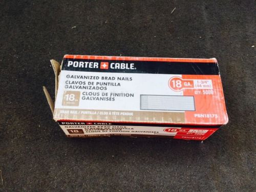 PORTER-CABLE PBN18175 18 Gauge 1-3/4-Inch Brad Nail (5000-Pack)