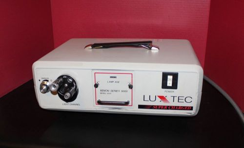 Luxtec fiberoptic 9300 series 9000 supercharged xenon light source (9300t) for sale