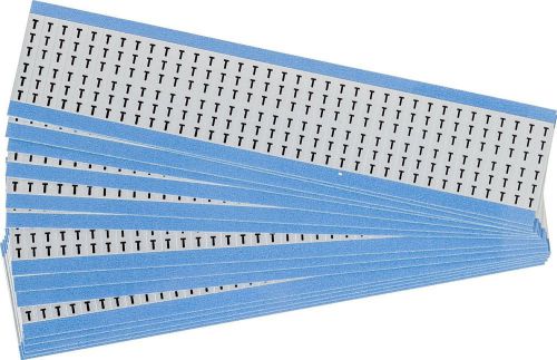 Brady AF-T-PK Aluminum Foil Tape (B-184) 25 Solid Letters Wire Marker Cards
