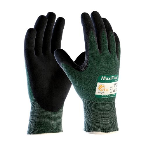 Pip 34-8743 atg maxiflex cut resistant nitrile coated nylon gloves  lot (3 pair) for sale