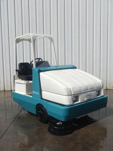 Tennant 6500 diesel powered parking lot warehouse sweeper for sale